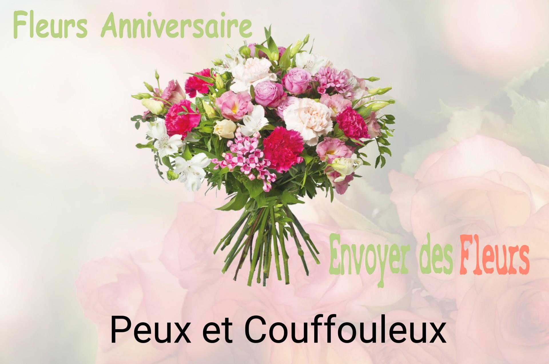 Bouquet de fleurs d’anniversaire livré à Peux-et-Couffouleux